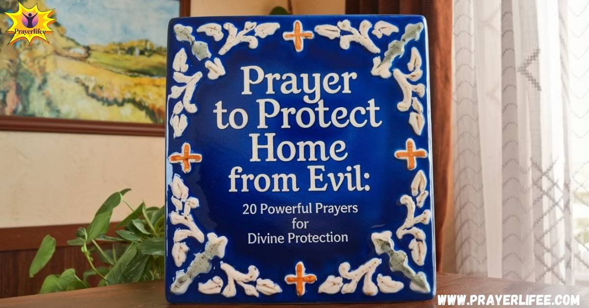 Prayer to Protect Home from Evil