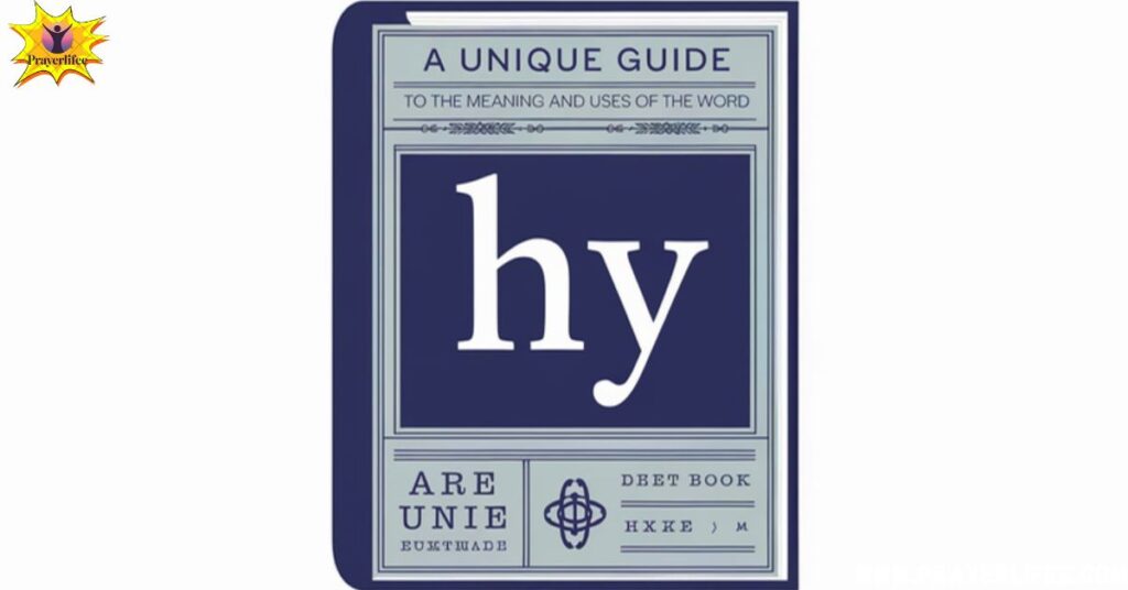 hy meaning a guide to hy definition uses in text A Uinque Guide